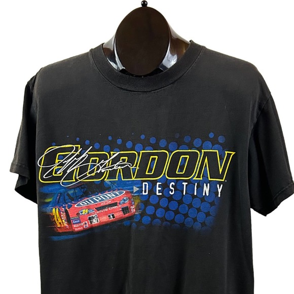 2002 Y2K Jeff Gordon Graphics Tee T Shirt Short Sleeve / Men’s S/M * - Picture 2 of 4